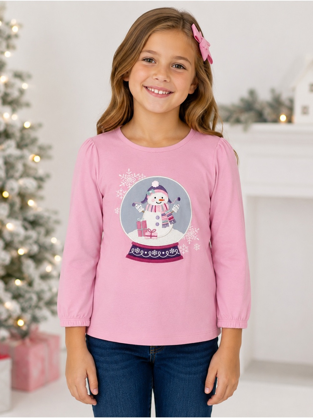 Gymboree Snow Globe Top Size 6